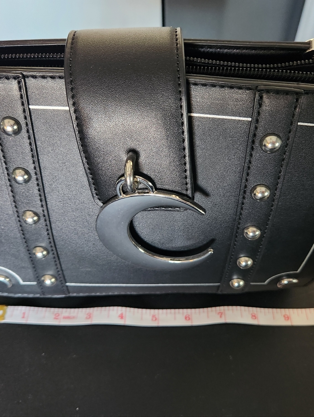 Killstar Black Crescent Moon Book Shoulder Bag - Picture 7 of 10
